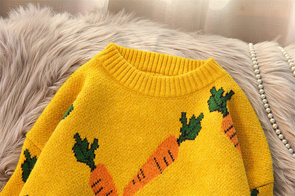 Sweater Female Autumn Winter Outfit Wear  Korean Version