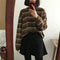 Women's round neck sweater female chic pullover striped knit sweater loose lazy student wear