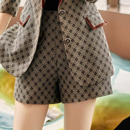 Female Spring And Summer Long-sleeved Women's Black Suit Jacket Slim Formal Wear