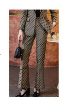 Female Spring And Summer Long-sleeved Women's Black Suit Jacket Slim Formal Wear