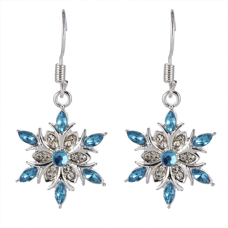 Jewelry Two Color Jeweled Earrings