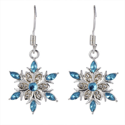 Jewelry Two Color Jeweled Earrings