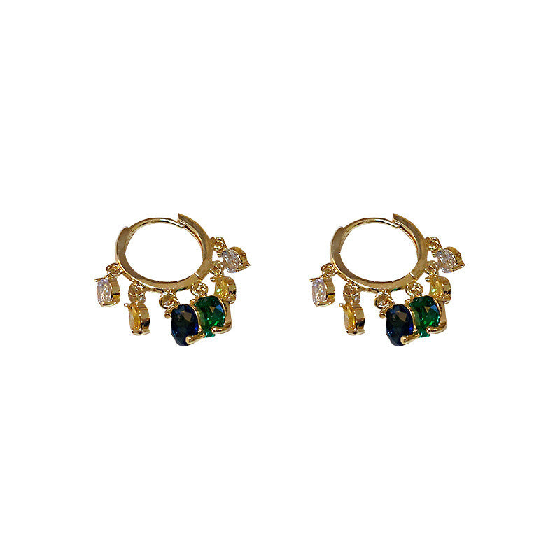 Summer Woman Simple Baroque Style Earrings